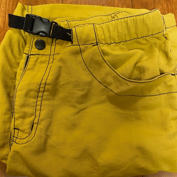 Kavu Yellow Athletic Shorts - Picture 1 of 6